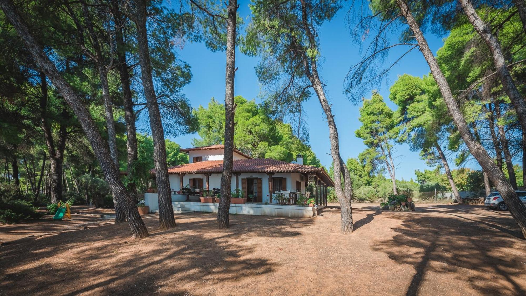 Squirrel Beach Front Villa, Metamorfosi Exterior foto